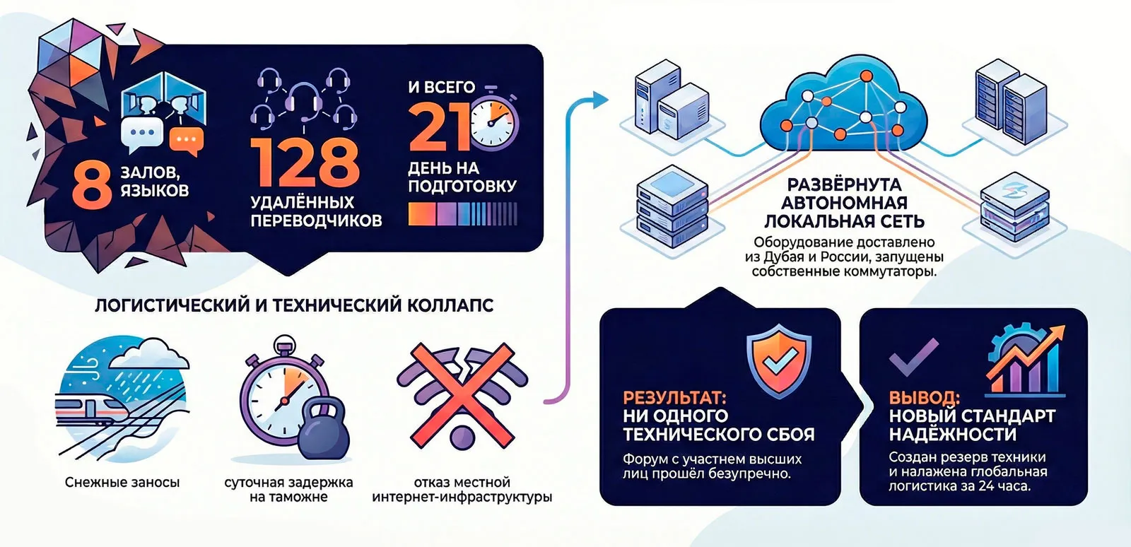 Итоги проекта: логистический коллапс и новый стандарт надёжности